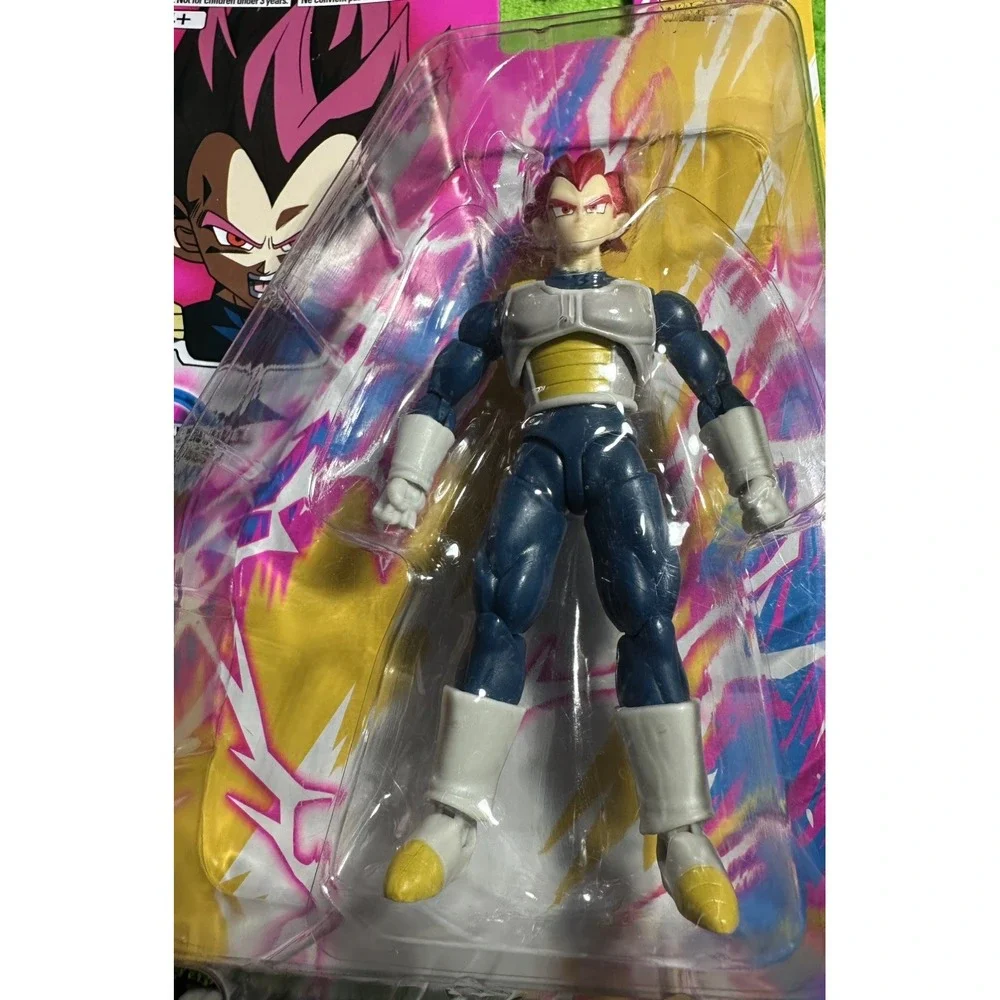 Dragon Ball Z Evolve Super Saiyan God Vegeta 5in Action Figure Bandai 36370